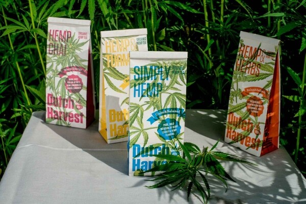 Hemp & Herbs - Konopná a bylinková směs čaj 40 gram - Dutch Harvest sypaný čaj