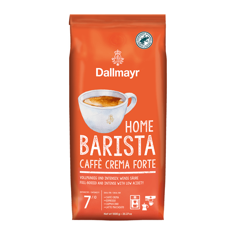 Dallmayr Home Barista Caffè Crema Forte - kávová zrna - 1 kg