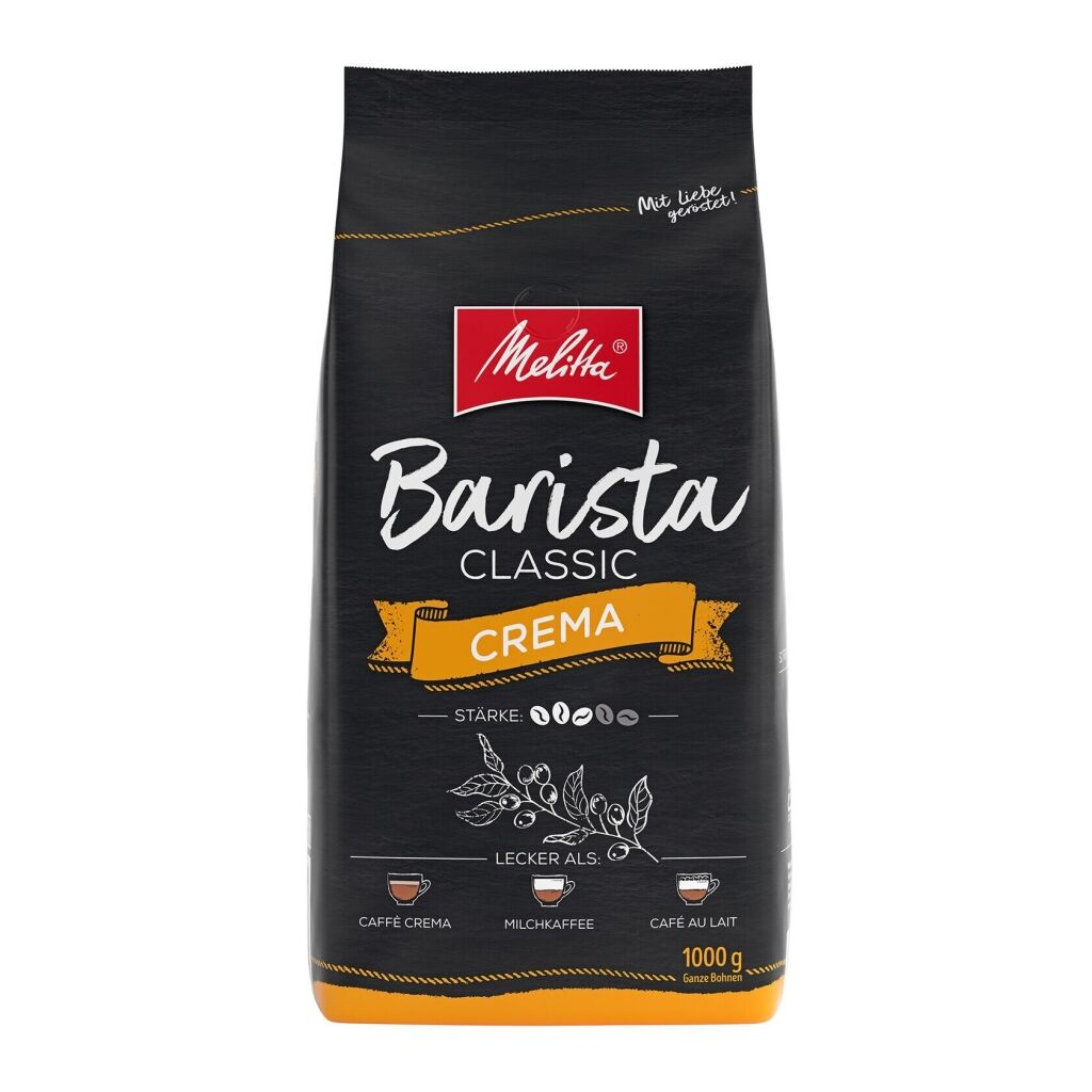 Melitta Barista Classic Crema - kávová zrna - 1 kilo
