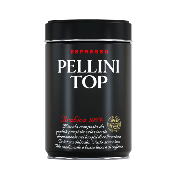 Pellini Top - Mletá káva v plechovce - 250 gramů