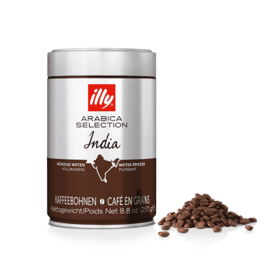 illy - kávová zrna - Arabica Selection - Indie - 250 gramů