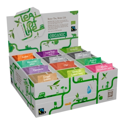 Vitrína s sortimentem - Bio & Fairtrade - Tea of Life - 120 čajových sáčků