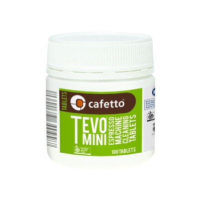 Cafetto Tevo® mini - čisticí tablety pro kávovary (1,5 g) - 100 ks