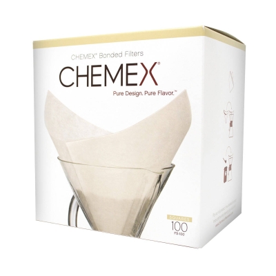 Chemex kávové filtry - FS-100 Bonded (skládané) - 100 ks