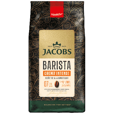 Jacobs Barista Crema Intense - kávová zrna - 1 kg