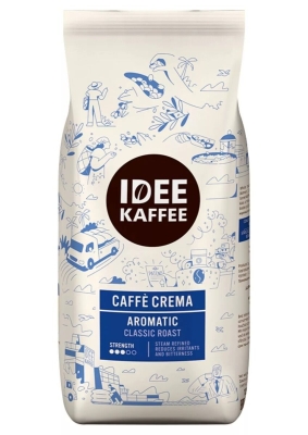 Idee Kaffee Caffè Crema Aromatic - kávová zrna - 1 kilogram