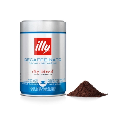 Illy Decaf - mletá káva - 250 gramů