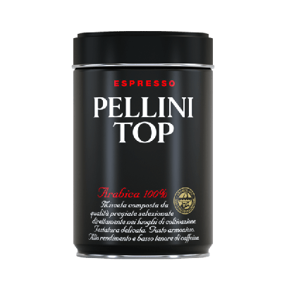 Pellini Top - Mletá káva v plechovce - 250 gramů
