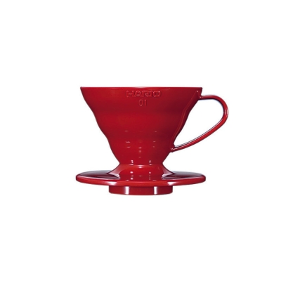 Hario V60 dripper plastový - velikost 01 červený
