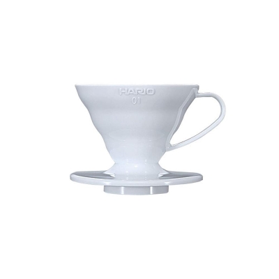Hario V60 dripper – plastový bílý velikost 01