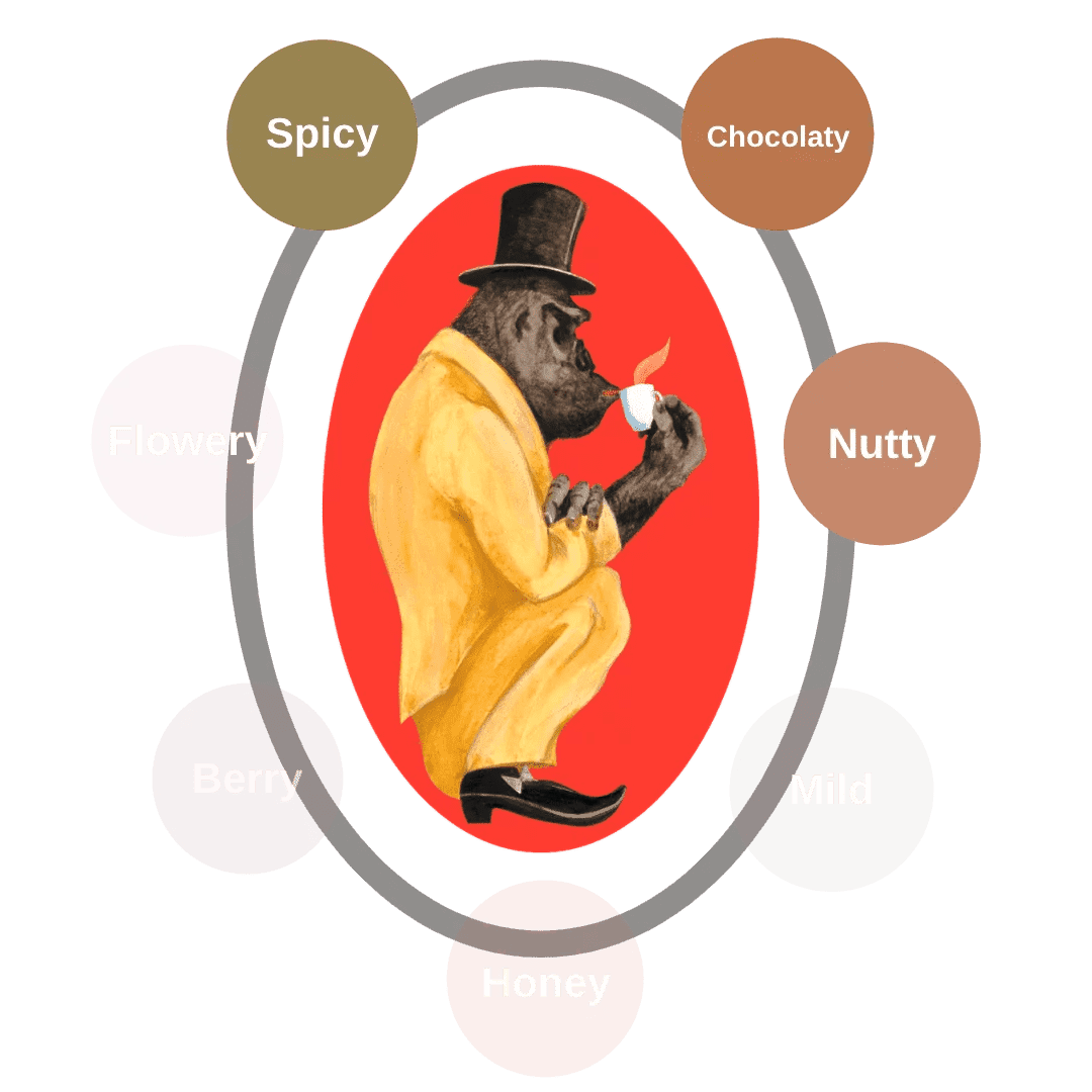 Chutě Gorilla Bar Crema Silber - kávová zrna - 1 kilogram